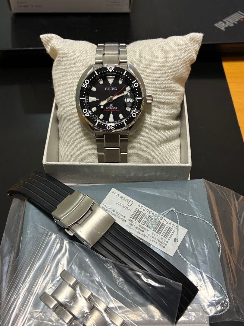 SEIKO PROSPEX SBDY085 Black Men's Watch Mini Turtle from Japan | eBay