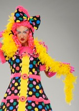 Pantomime Dame Bright Yellow Feather Boa Festive Fancy Dress Accessory 180cm