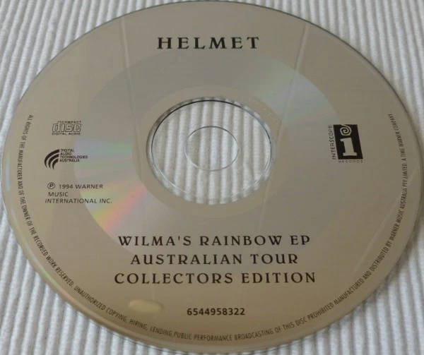 Helmet - Wilma's Rainbow (CD, EP, Car) (Very Good Plus (VG+)) 3756257710 Foto 3 de 3