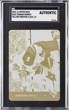 2015-16 UD YELLOW PLATE (1/1) #263 CONNOR MURPHY SGC A