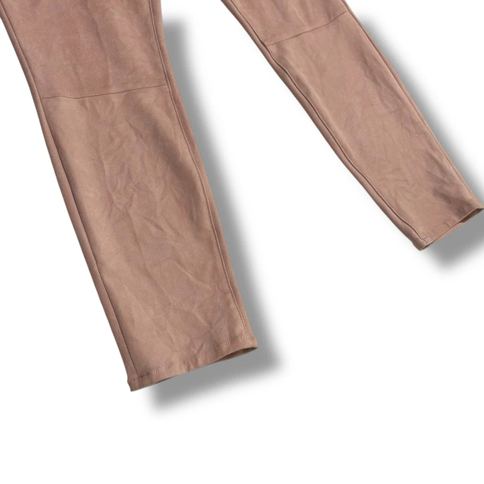 7 PANTALONES AJUSTADOS AL TOBILLO DE GAMUZA TERCIOPELO ROSA RUBOR TALLA 31 X 27 FOR ALLHUMANITY Foto 3 de 4