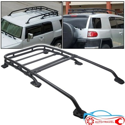 Aluminum Roof Rack Top Cargo Luggage Carrier For Toyota Fj Cruiser 2007-2014
