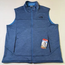 The North Face Canyonwall Vest Men’s Size 2XL Blue Windwall Full Zip Hiking NWT