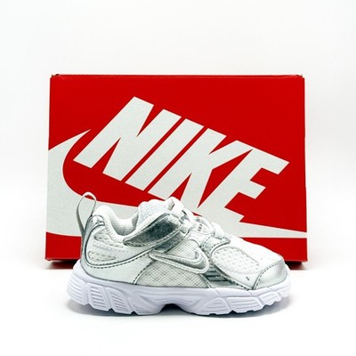 *NEW* TODDLER Baby Nike V5 RNR WHITE / PURE PLATINUM (HQ6413-103)  