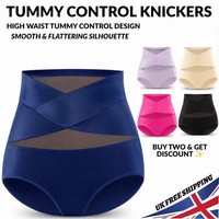 Women Slimming Tummy Control Knickers High Waist Shaper Briefs Underwear Panties