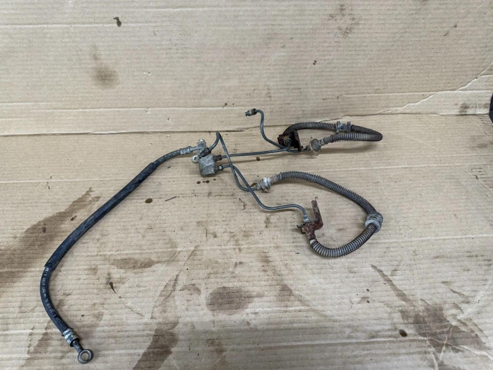 Juego completo de línea de freno delantero Suzuki QuadRunner 250 1987-1998 4x4 4x2 Foto 2 de 4