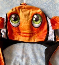 Fuzzy Wuzzy Winter Hat Cap Clown Gold Fish Child Boys Girls Youth Size NEW NWT