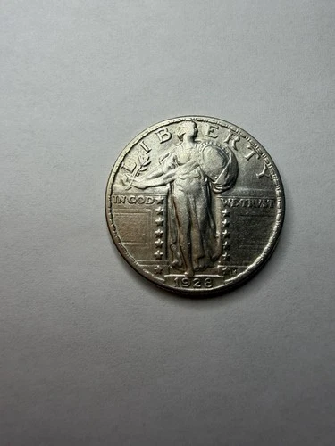 1928 Standing Liberty Quarter Choice XF/AU – Nice Detail – 90% Silver – SLQ