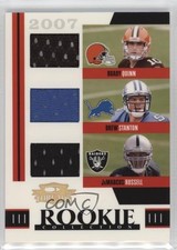 2007 Donruss Threads /500 Brady Quinn Drew Stanton JaMarcus Russell #RTM-2 17pt