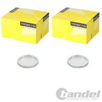 2X Triscan ABS-RINGE Sensorring Vorne Links+Rechts Passend FüR Hyundai Santa
