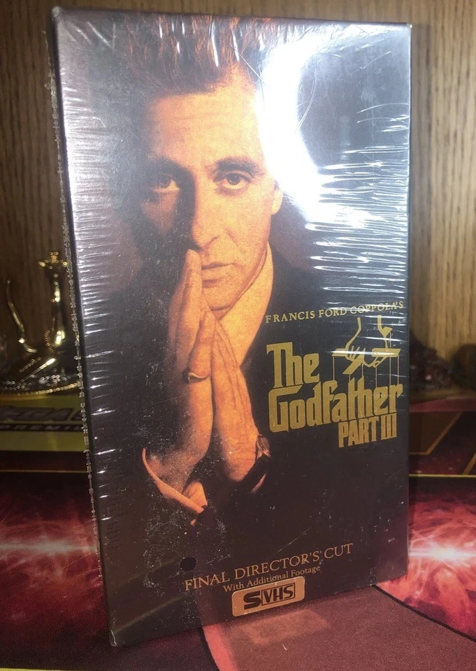 ‘The Godfather’ Part 1-3; Final Directors Cut w/ Additional Footage! 1991 S.VHS - Image 4 of 4