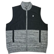 Alaskan Hardgear Men's Fall Zip Wateroff Merino Wool Sweater Vest Sz XL