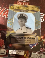 2025 Historic Autographs World War 2 Franklin Van Valkenburgh MOH 5/20