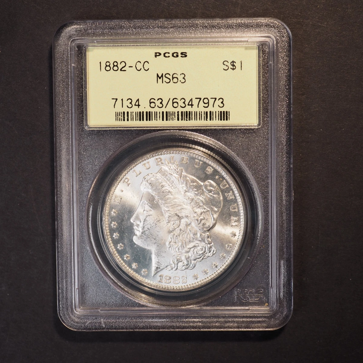 Carson City Grade MS 63 1882 Year Morgan US Dollars (1878-1921