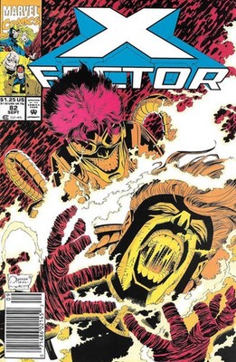 X-Factor (1986) #  82 Newsstand (7.0-FVF) the All-New,All-Different 1992