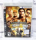 WWE Legends of WrestleMania (Sony Playstation 3, 2009) PS3 Complete CIB - Tested