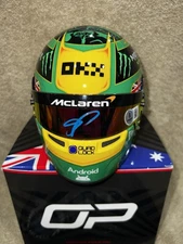 Oscar Piastri Signed Official 2025 Australia GP Mini Helmet 1:2 McLaren Beckett