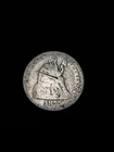 1877 Seated Liberty Dime Dinged #LT007