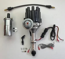 BUICK 300 340 350 Small Female cap PRO SERIES HEI Distributor + 45K CHROME Coil 