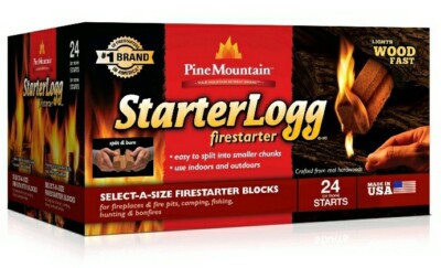   Pine Mountain  StarterLogg  Firestarting Block (Set of 24)  