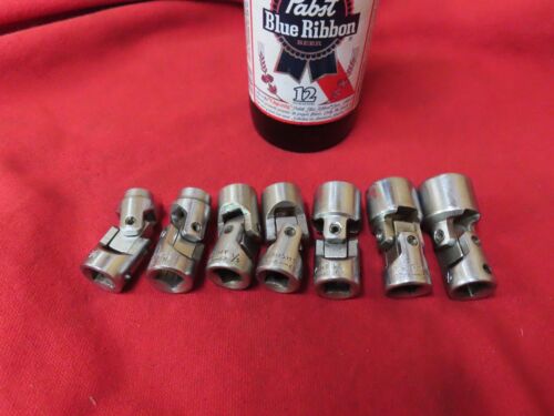 Vtg Wright 3/8 Dr Unversal Socket set,7pc,3/8-3/4,USA~AVG/GD🤠🤠🤠W4.4.25