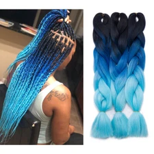 5 Packs Jumbo Hair Extensions Natural Braiding Hair Box Twist Braids as Human