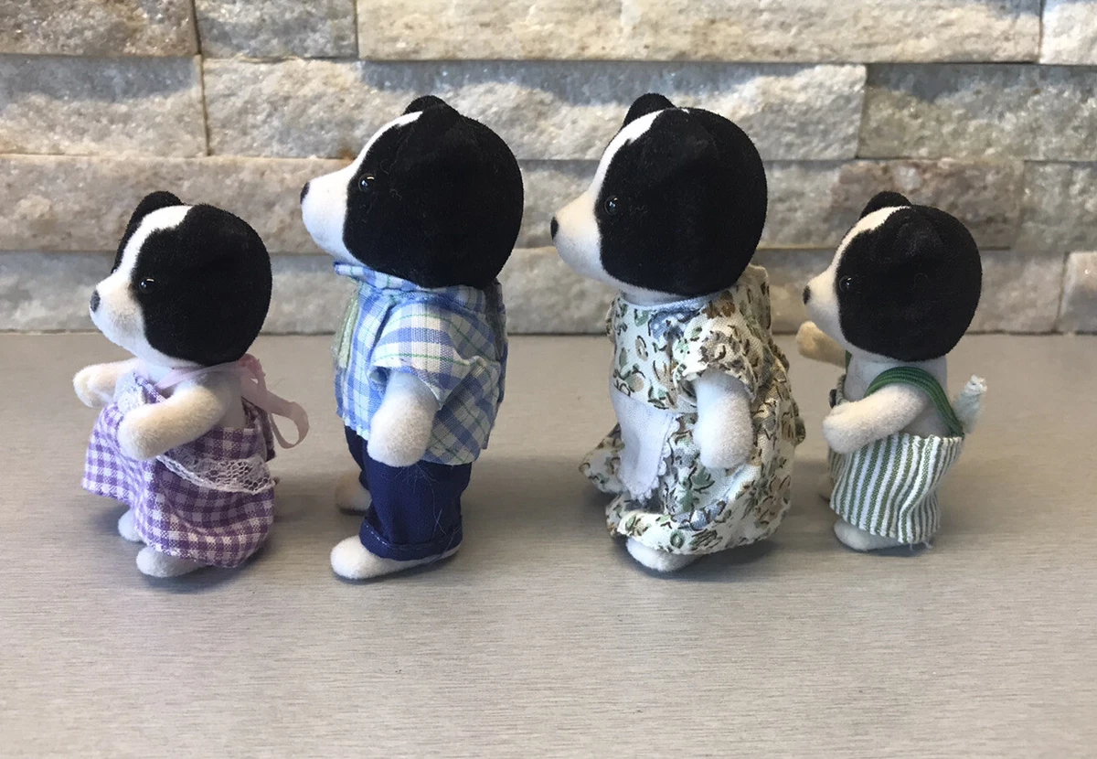 Sylvanian Families Fletcher Border Collie Sheep Dog Family Set Calico Critters
