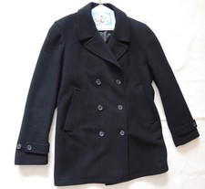 Women's Size 14, Black, Double-breasted Coat By Dkny!