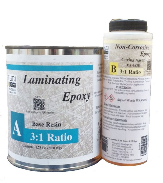 Laminating Epoxy Resin 31 Kit (3/4 Qt. Base & 1/2 Pt. Curing Agent