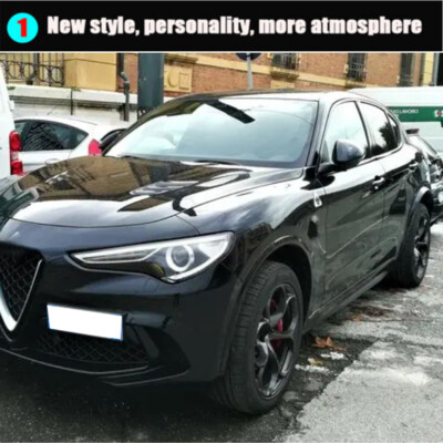 MCARCAR Wheel Arch Fenders For Alfa Romeo Stelvio 2017-2022 - Matte Black Fiberglass