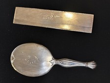 Antiker Jugendstil Silber punziert 800er - Set Taschenspiegel +Taschenkamm.