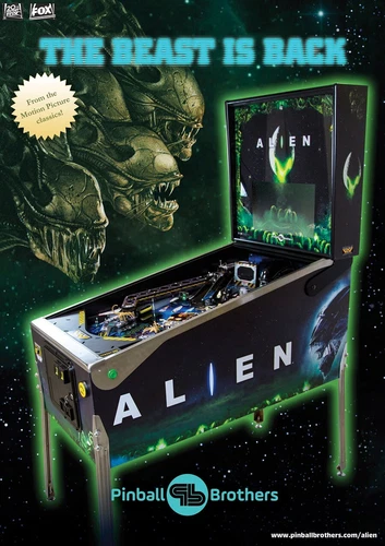 Alien SV Edition Pinball Machine Pinball Brothers