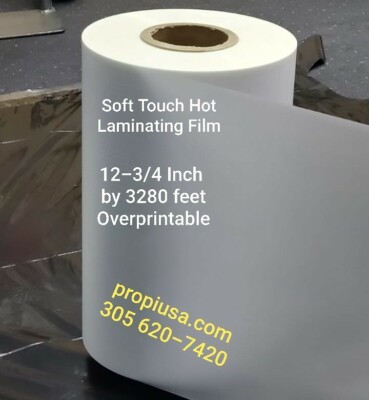 Soft Touch Hot Lamination  Overprintable Film  12-3/4 In X 3280 Ft  PROPIUSA.COM