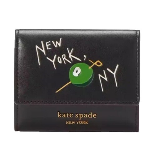 Kate Spade Glimmer Boxed Medium Flap Phone Wristlet Wallet