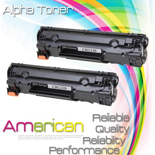 2PK Black Toner FOR Canon 128 