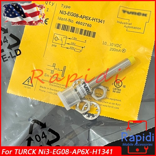 Sensore Di Prossimità TURCK NI3-EG08-AP6X-H1341 – Nuovo Di Zecca