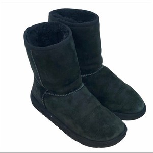 UGG Black READ Classic Short II Sheepskin Faux Fur Ankle Boots SIZE 5 S/N  5251Y 440070950537 | eBay
