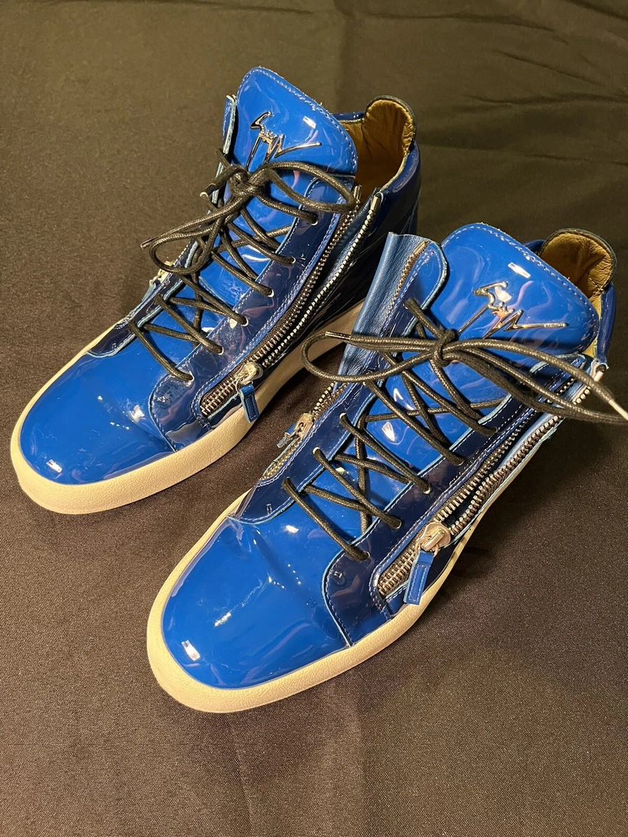 Giuseppe zanotti shop blue sneakers