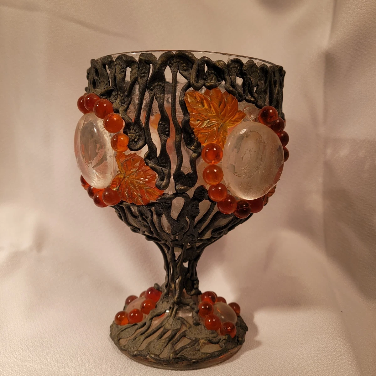 Ornate 19th Century Medieval Style Bejeweled Goblet Chalice eBay