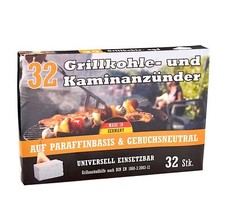 24x Carbón 32er-Pack Encendedor Horno para Encender Grill y Chimenea Encendedor