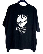 Canton Blues Fest Signed Concert T Shirt  Double Sided 2 Autographs 2014 XLarge