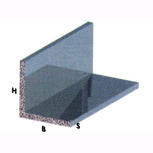 Profilo Alluminio Cromato Angolare 30x30x1 mm 3 metri conf. 5 pezzi - Foto 1 di 1
