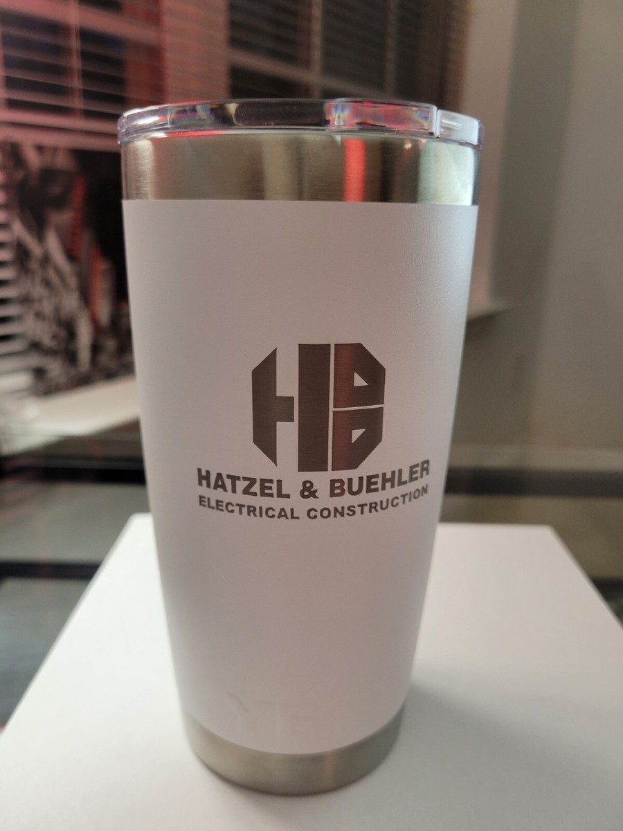 NEW) YETI 20 oz WHITE RAMBLER Travel TUMBLER Mug brand