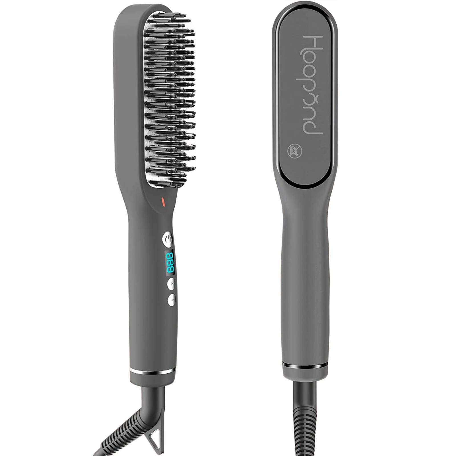 Spazzola Lisciante Piastra Mini Portatile Piccola Elettrica Capelli Barba_
