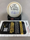 CINCINNATI REDS- ERIC DAVIS AUTOGRAPH GOLD GLOVE LOGO BASEBALL JSA CK21421