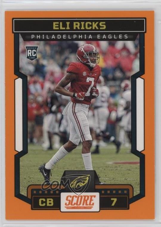 2023 Score Rookies Orange Eli Ricks #390 Rookie RC n1u