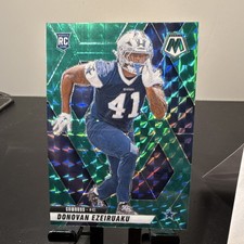 Panini 2025 Mosaic Green Mosaic Prizm Rookie Donovan Ezeiruaku Cowboys #337