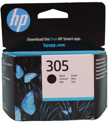 Genuine HP 305 Black Ink Cartridge - 2023 - Picture 1 of 1
