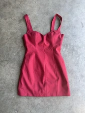 NWT Mirror Palais Rodeo Drive Mini Dress sz XS Red Scarlett