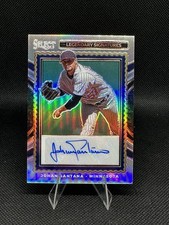 2025 Panini Select - Legendary Signatures Johan Santana #LS-JS (AU)
